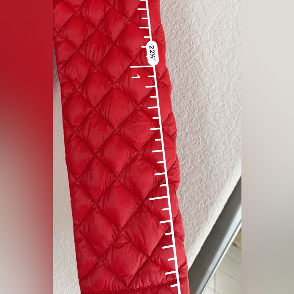 Anne Klein Red Medium Packable Down Feather Puffe… - image 7